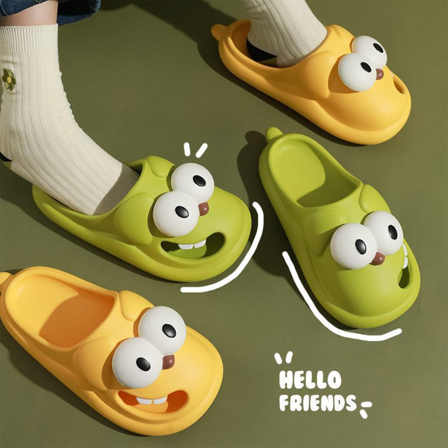 🐕Big Eye Dog Slippers