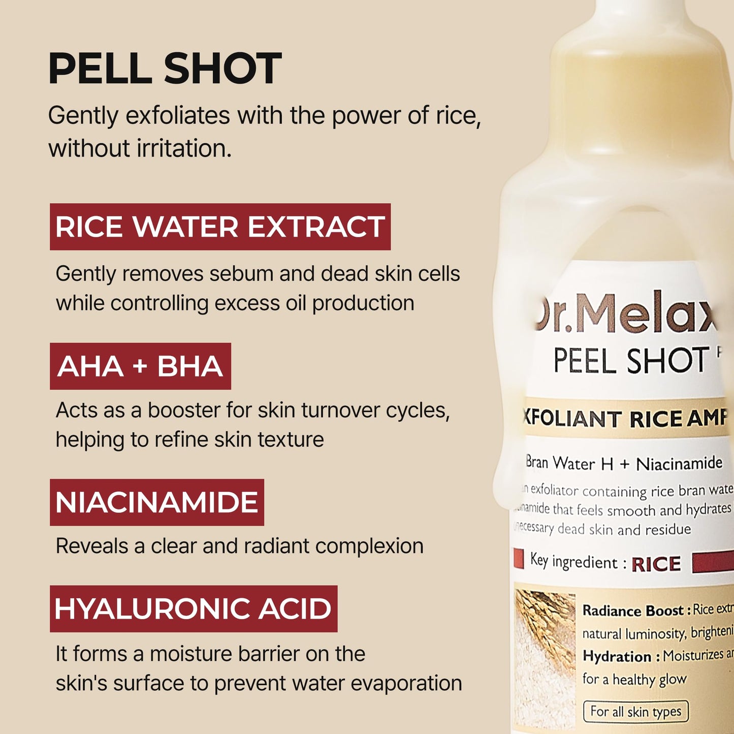 Peel Shot Glow Rice Ampoule Duo