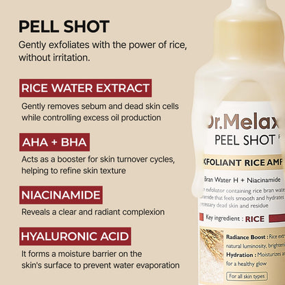 Peel Shot Glow Rice Ampoule Duo