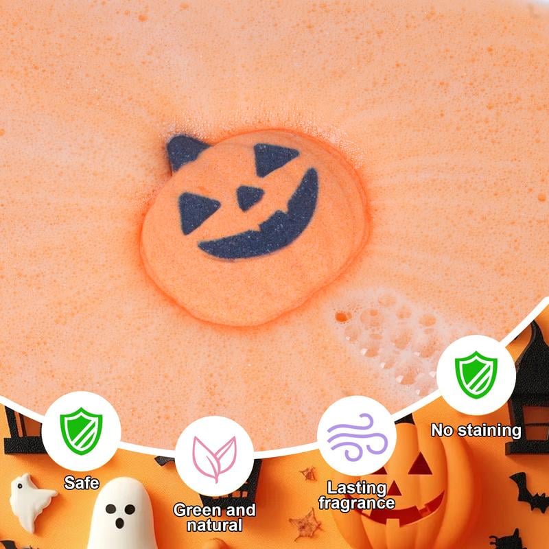 🎃6-Piece Halloween Scary Cute Bath Bomb Gift Set