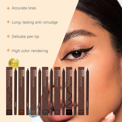 🔥Last Day 🤎🖤24HR Waterproof Eyeliner🖊-- High Color Rendering