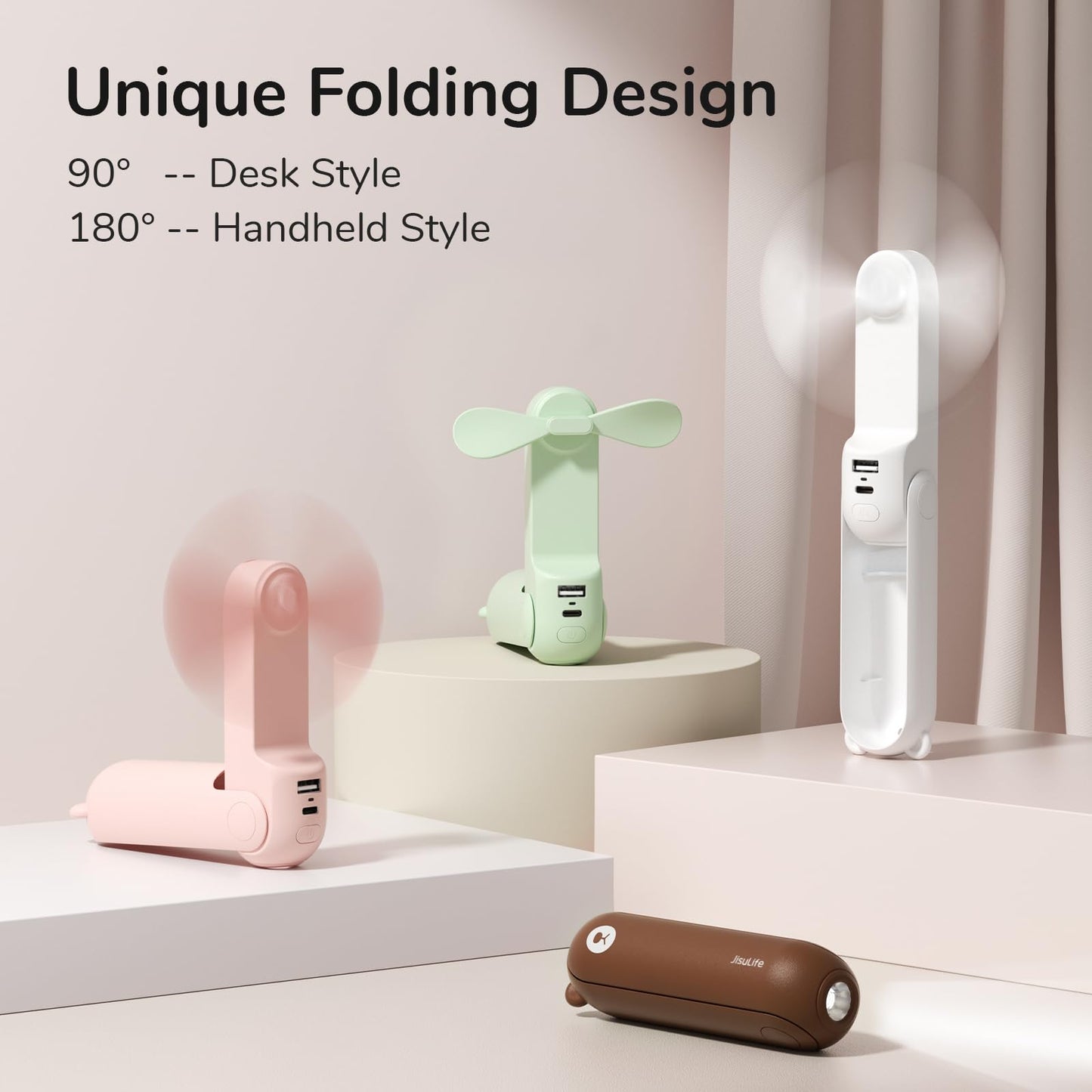 🌞👒Summer Must-Have ✨USB Charging Small Pocket Fan🌊