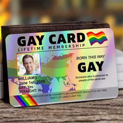 Gay Card, Lifetime Membership - Gift For You