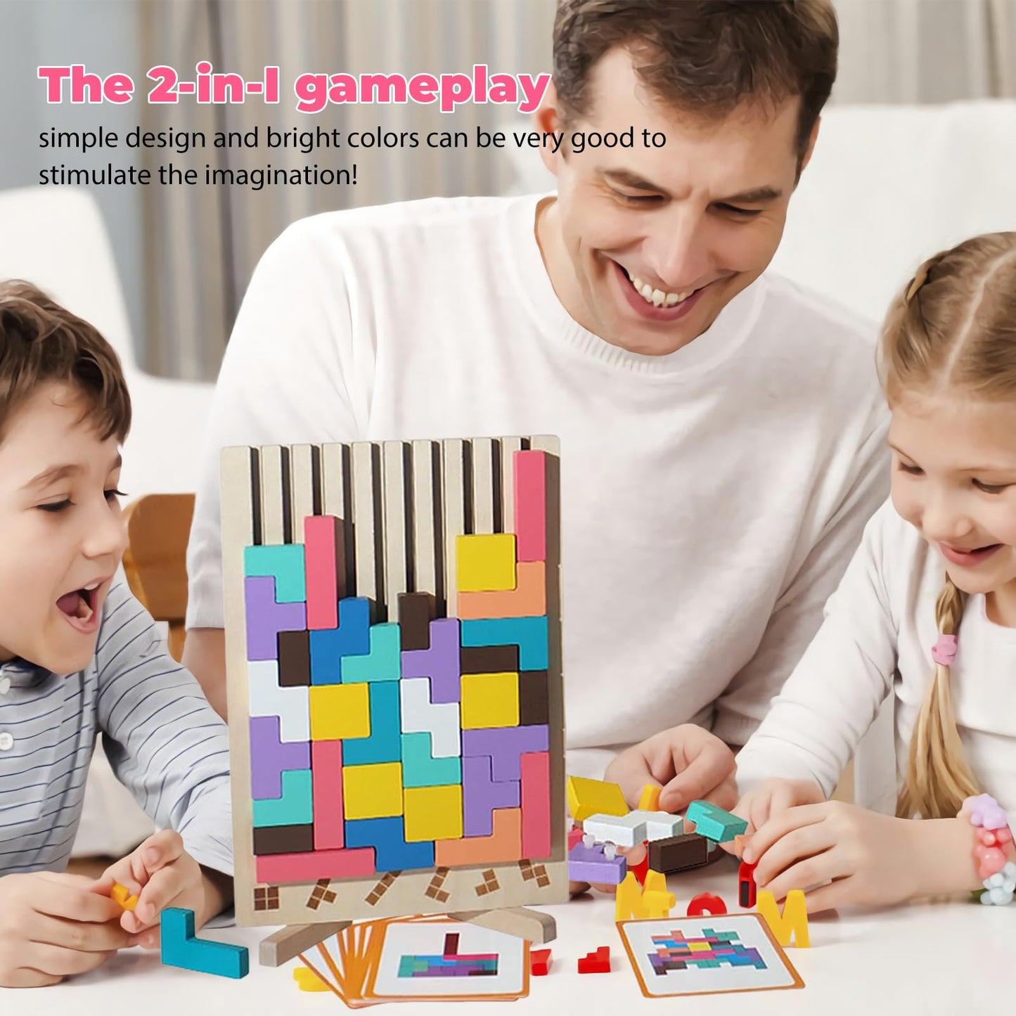 Wooden Stacking Game - Promotes Logic🧠