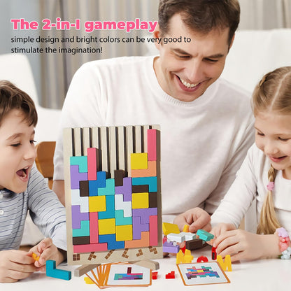 Wooden Stacking Game - Promotes Logic🧠