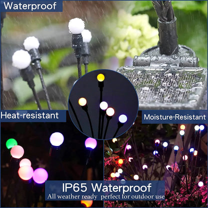 🔥Last Day 48% OFF-Solar Powered Firefly Garden Light