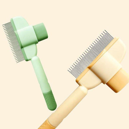 🔥 Self-cleaning Pet Flea Comb Grooming Brush