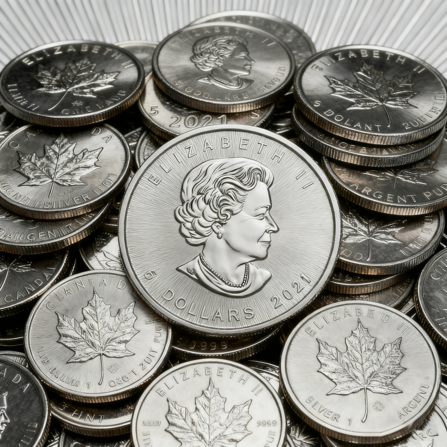 Canada Maple Leaf -1 Troy Ounce .9999 silver Coin(Random year)