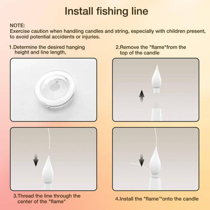 Halloween Floating Candles + Magic Wand
