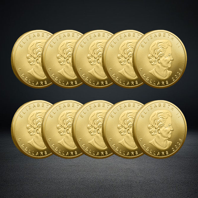 Canada Maple Leaf -1 Troy Ounce .9999 Gold Coin(Random year)