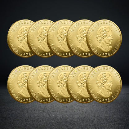 Canada Maple Leaf -1 Troy Ounce .9999 Gold Coin(Random year)