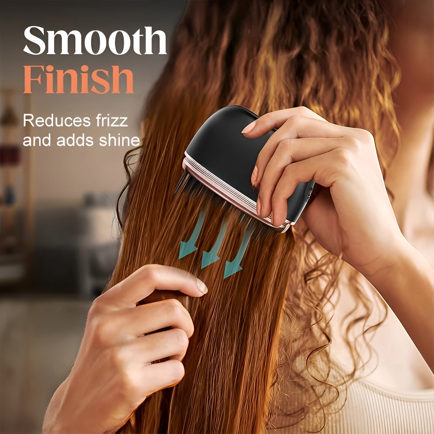 Mini Hair Straightener Brush