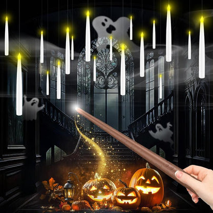 Halloween Floating Candles + Magic Wand