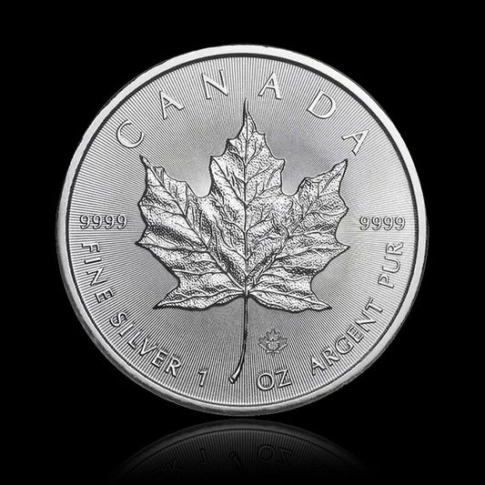 Canada Maple Leaf -1 Troy Ounce .9999 silver Coin(Random year)