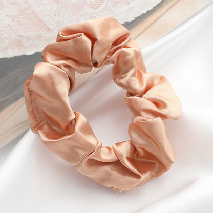 Silk Feeling Scrunchies Hairbands Hair Ties
