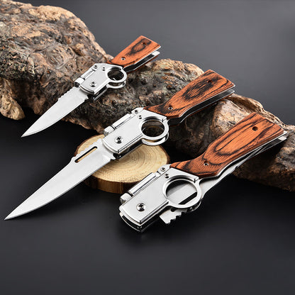 Multifunctional Outdoor Folding Knife with LED Light