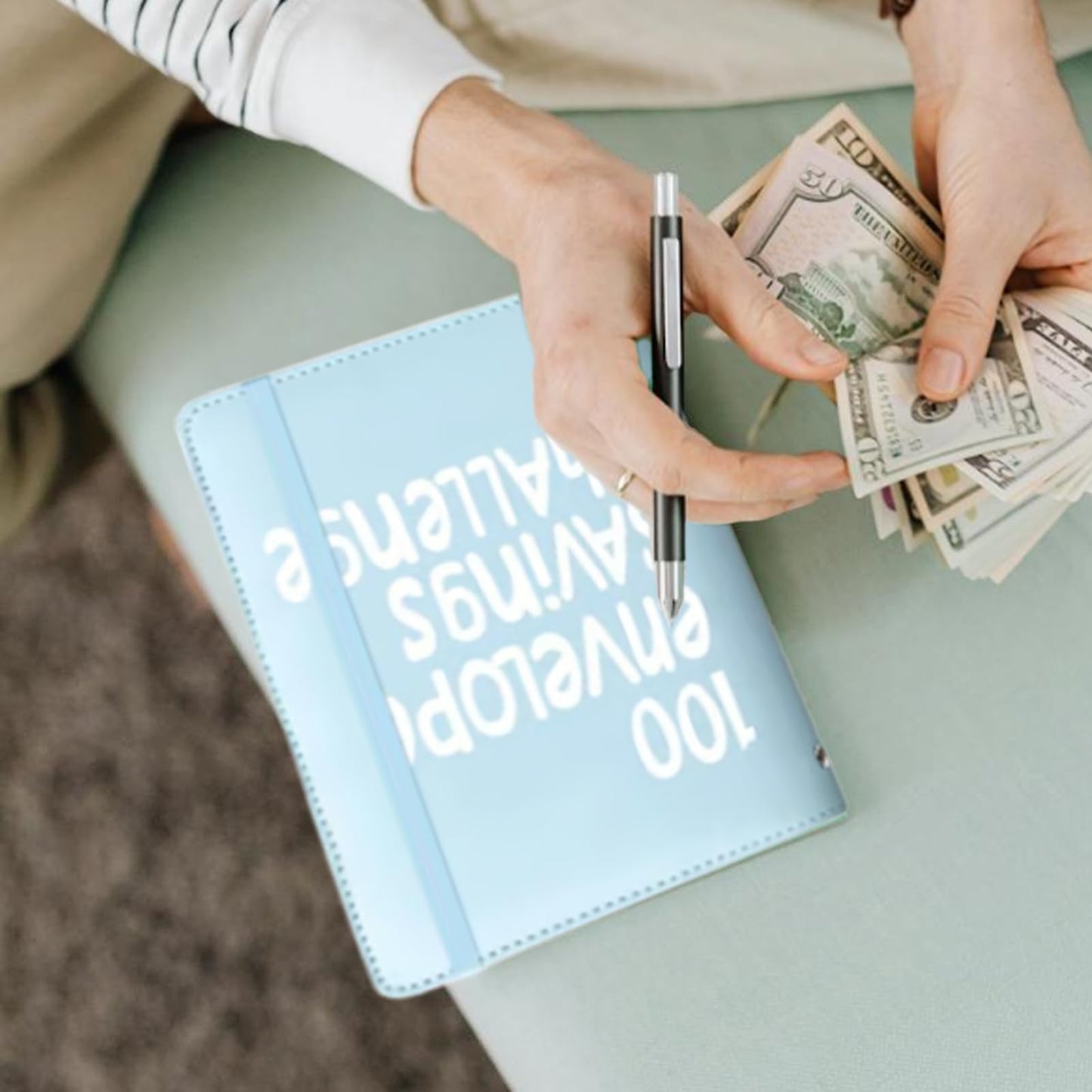 100 Days Money Saving Challenge Coin Envelope Book💵