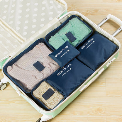 6 Piece Travel Luggage Storage Bag Set