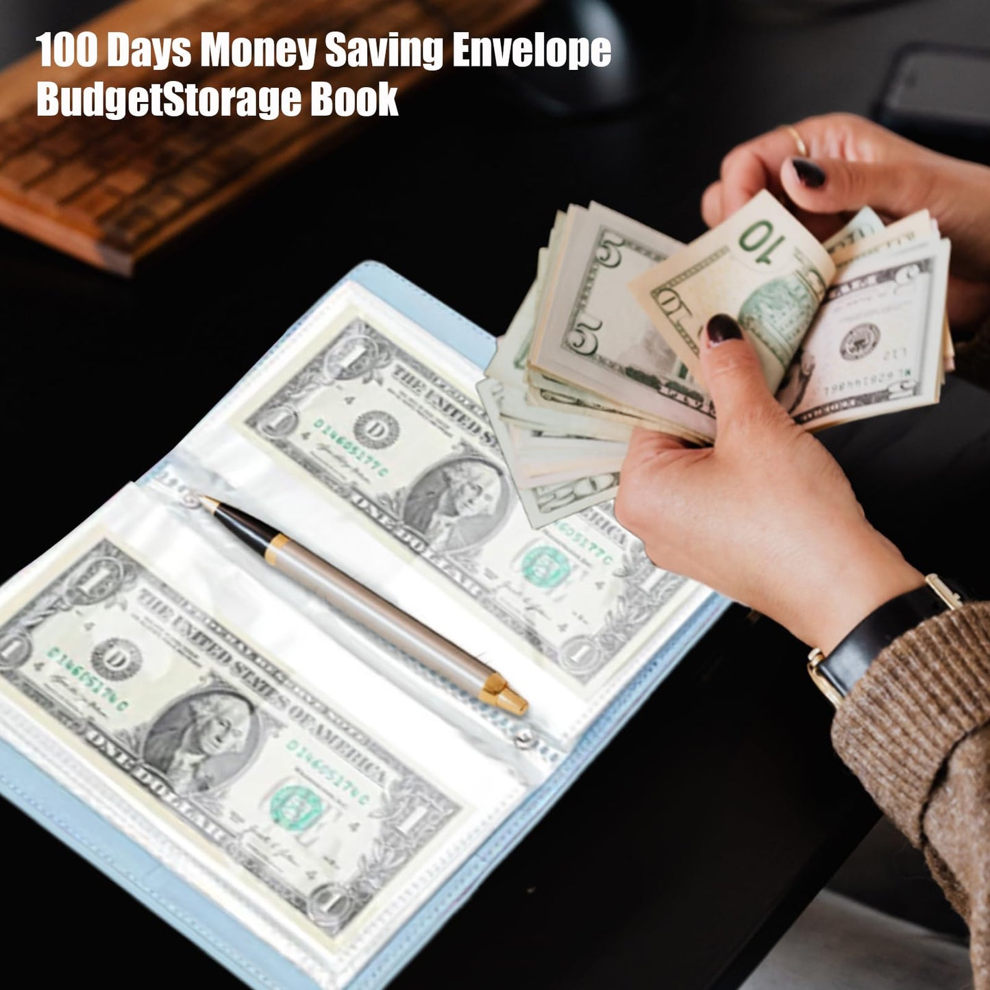 100 Days Money Saving Challenge Coin Envelope Book💵
