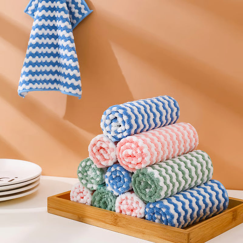 ⚡Microfiber Cleaning Cloth for Washing Dishes