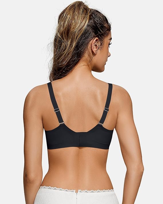 Scalloped Wireless Bras with Mesh