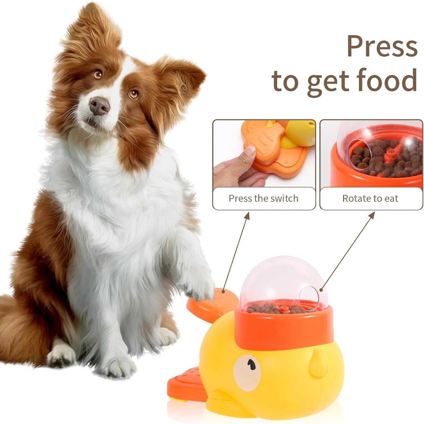 Interactive DUCK Food Dispenser for Pets🐕🐱