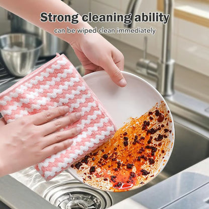 ⚡Microfiber Cleaning Cloth for Washing Dishes