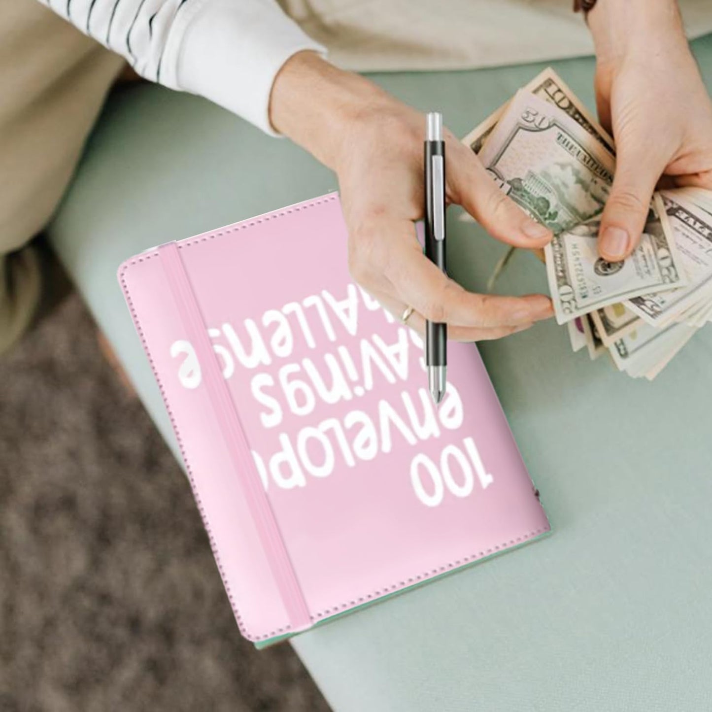 100 Days Money Saving Challenge Coin Envelope Book💵