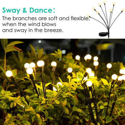 🔥Last Day 48% OFF-Solar Powered Firefly Garden Light