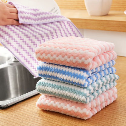 ⚡Microfiber Cleaning Cloth for Washing Dishes