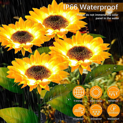 🔥Sunflower Solar Garden Stake Led Lights🌻