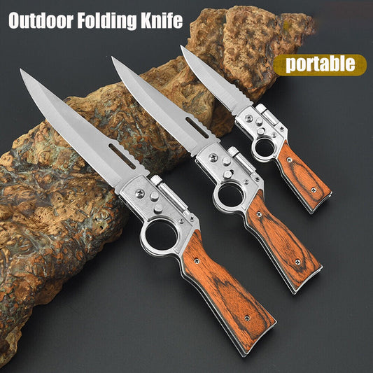 Multifunctional Outdoor Folding Knife with LED Light