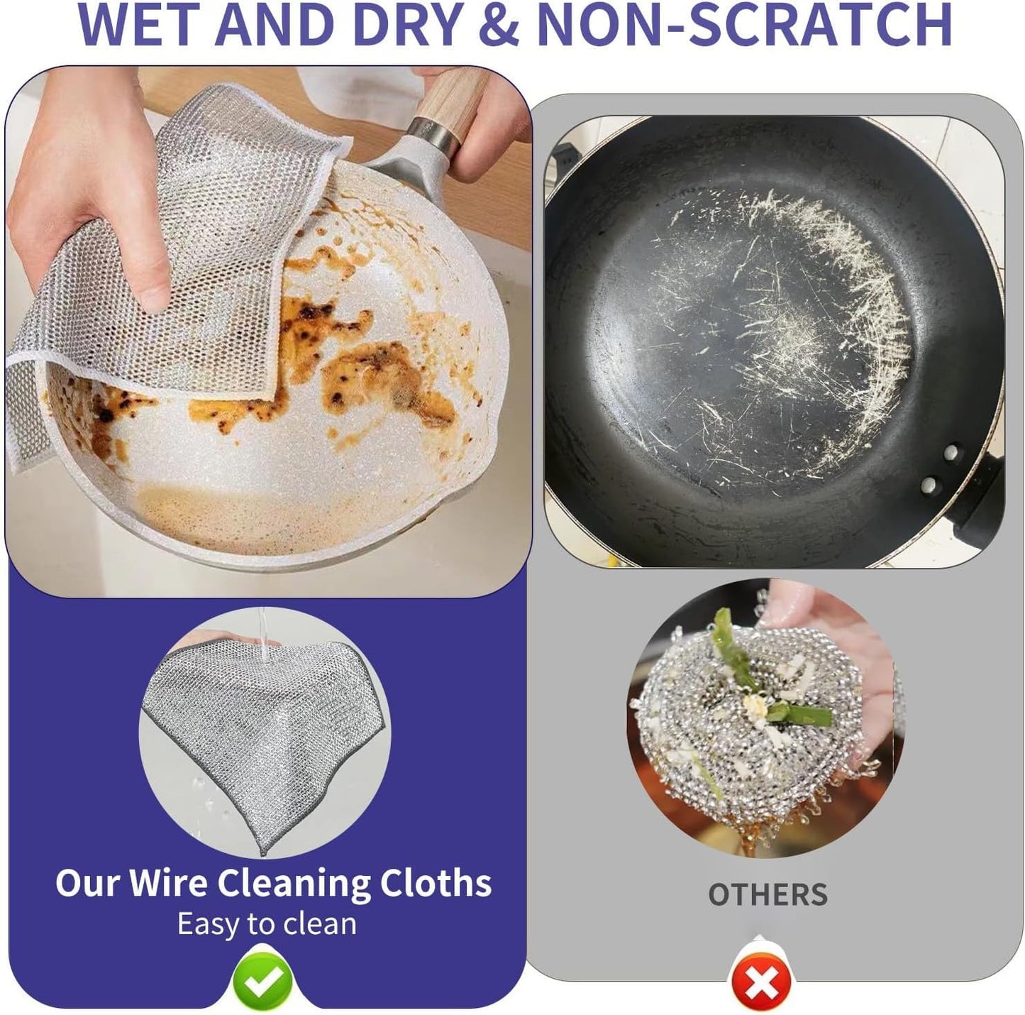 🥳10PCS Multipurpose Wire Dishwashing Rags