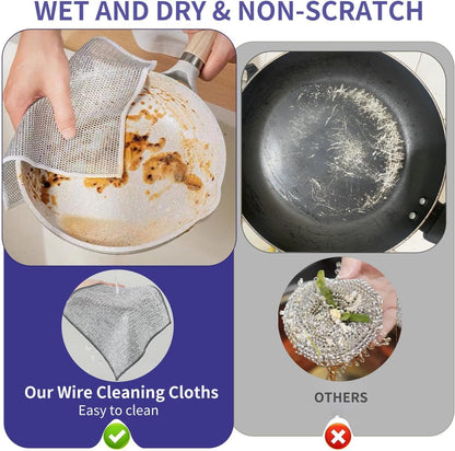 🥳10PCS Multipurpose Wire Dishwashing Rags