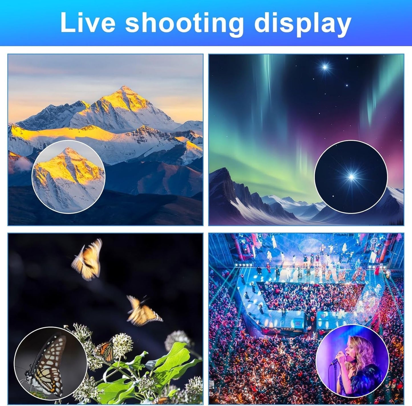 16X52 Monocular Bifocal Optical Zoom Telescope🔭