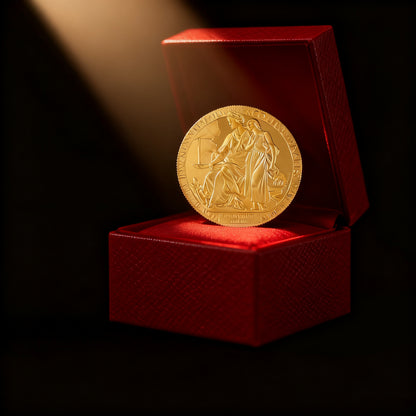 Alfred Bernhard Nobel Cold Coin