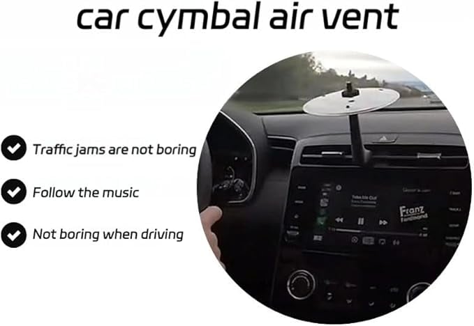 🎶 Make Your Driving More Fun 😂 - Car Crash Cymbal Air Vent 🚗