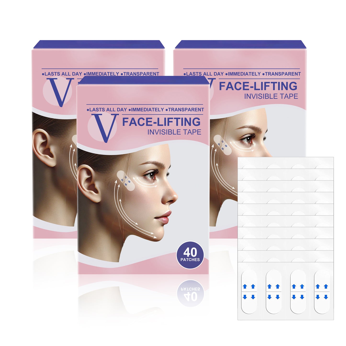 V-Face Lifting Invisible Adhesive Tape