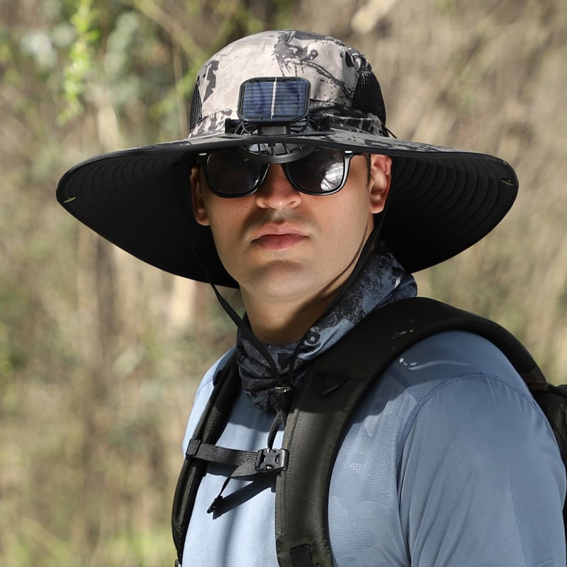 ❄️New Upgraded Spray Fan⚡2025 New Ultra-Light Solar Air Conditioner Fan Sun Hat🌞