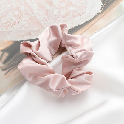 Silk Feeling Scrunchies Hairbands Hair Ties