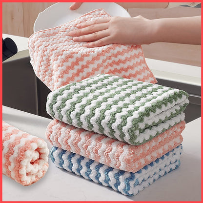 ⚡Microfiber Cleaning Cloth for Washing Dishes