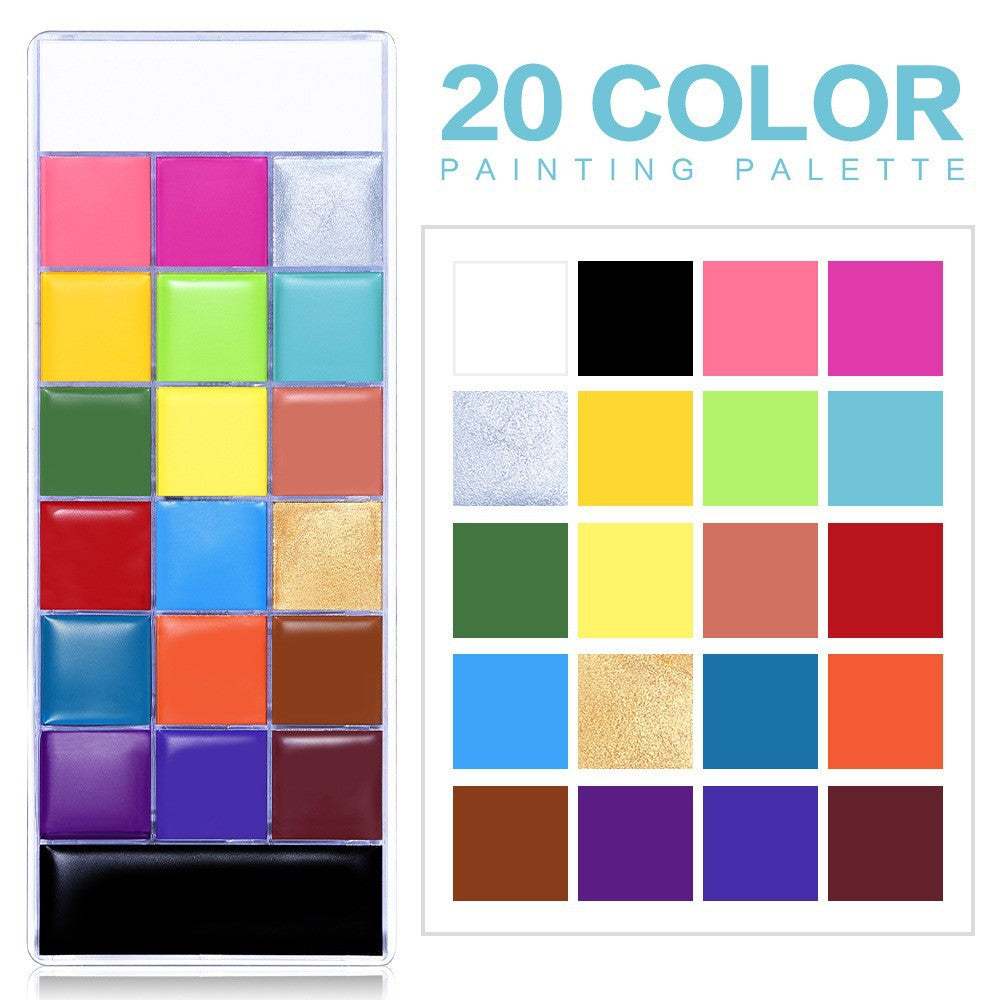 Tattoo Paint Palette - Safe Party Makeup for Halloween & Cosplay
