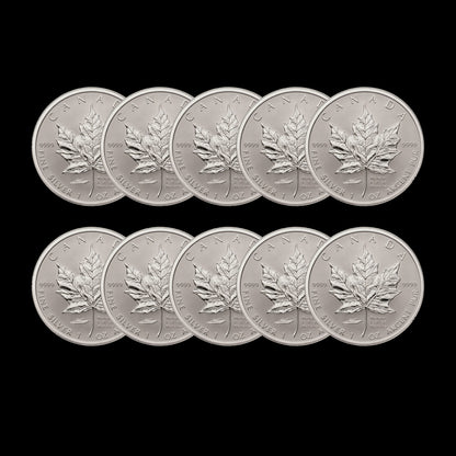 Canada Maple Leaf -1 Troy Ounce .9999 silver Coin(Random year)