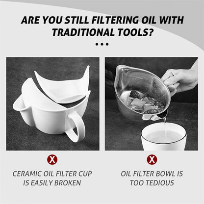 🎁Great Gifts - 49% off🎁🥄Cooking Oil Filter Spoon-Enjoy Clear Soup Without The Grease