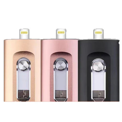 ⚡3 in 1 Flash Drive, Portable High Speed USB 3.0