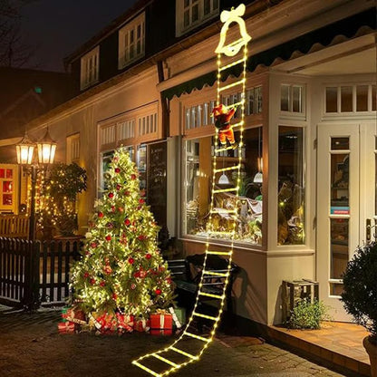 Christmas Santa Climbing Stairs Light, 8 Flashing Modes