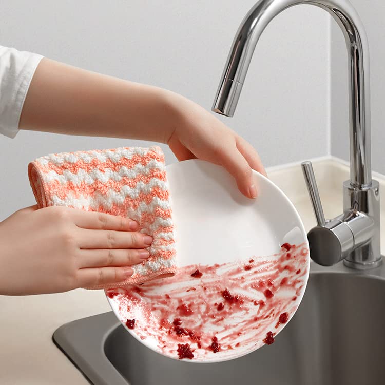 ⚡Microfiber Cleaning Cloth for Washing Dishes