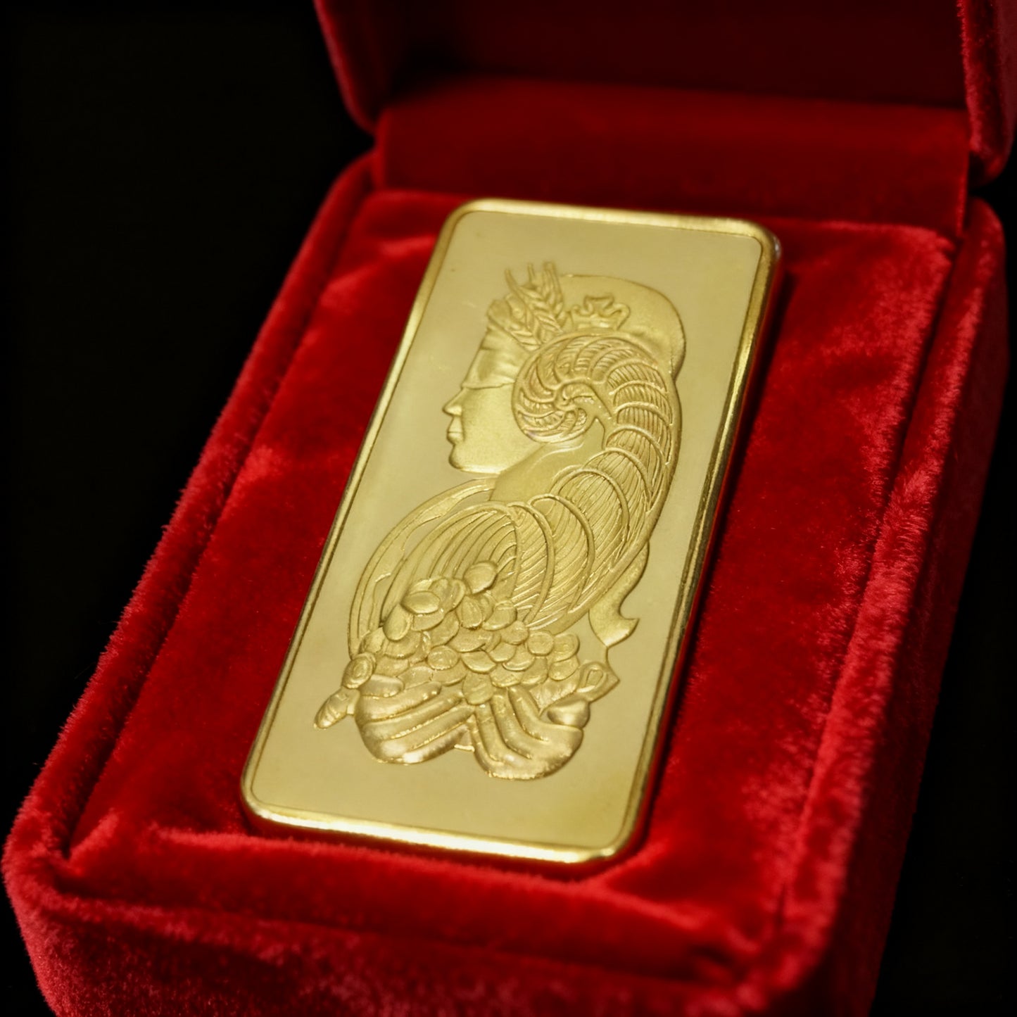Suisse Queen Fortuna Gold Bar 24KT- 1 OUNCE