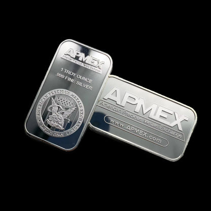 1 oz Silver Bar - 999 Fine Pure APMEX