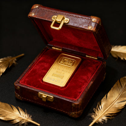 1 Oz Credit Suisse Gold Bar .Unique Serial Number